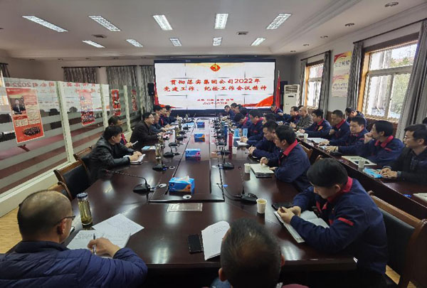 公司召開(kāi)會(huì )議傳達集團公司黨建工作、紀檢工作會(huì )議精神