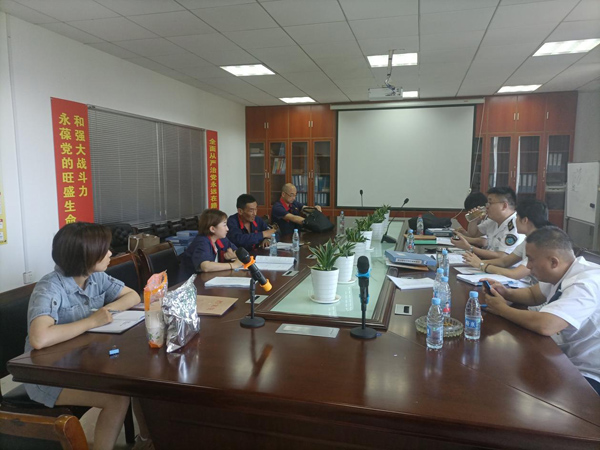 市衛健委到公司檢查工作 市衛健委到公司檢查工作